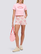 Tote Bag regular Sundek con effetto stone washed AW909ABCA600 Quartz Pink