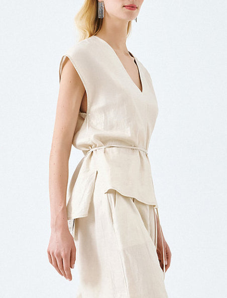 Top metallico Access Fashion 63-2064-636 Gold Donna