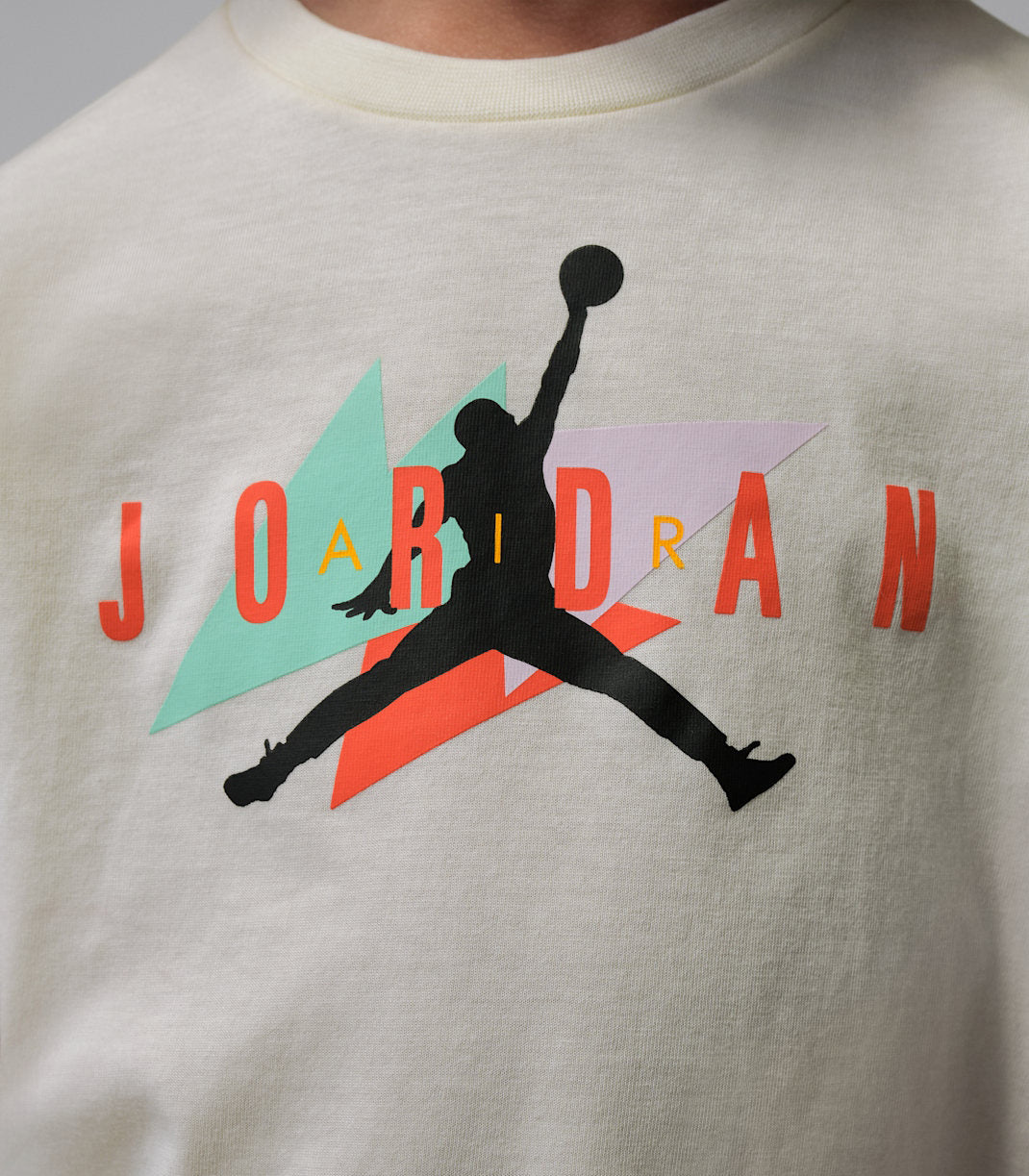 Jordan Set T-Shirt e Shorts Tie-dye Festival 85F787-GAE Iron Gray bambino