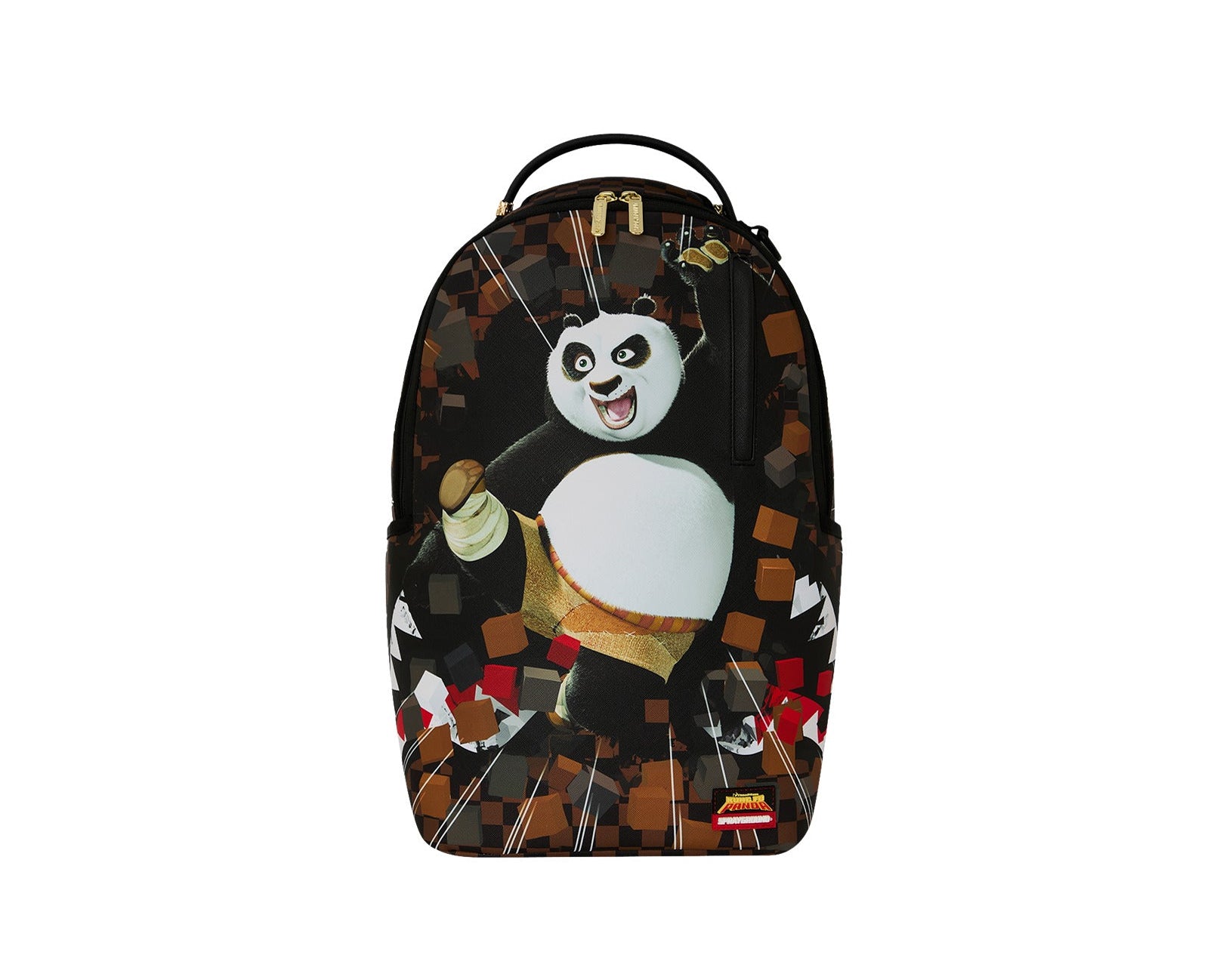 Zaino Sprayground Kung Fu Panda Po Checker Karate Kick Backpack 910B8777NSZ Unisex Bambino
