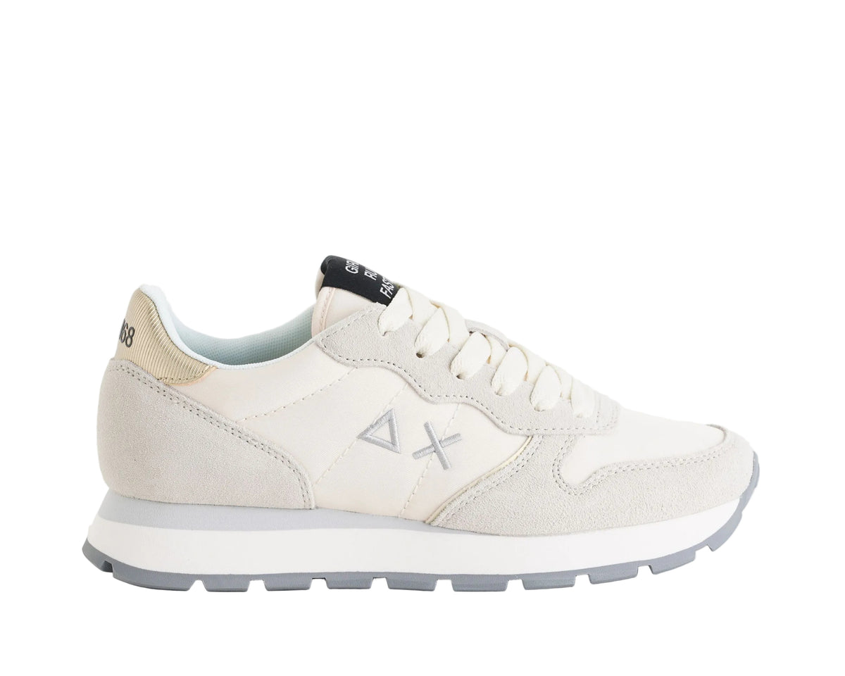 Sneakers SUN68 Ally Gold Silver Z46202 Bianco/Panna