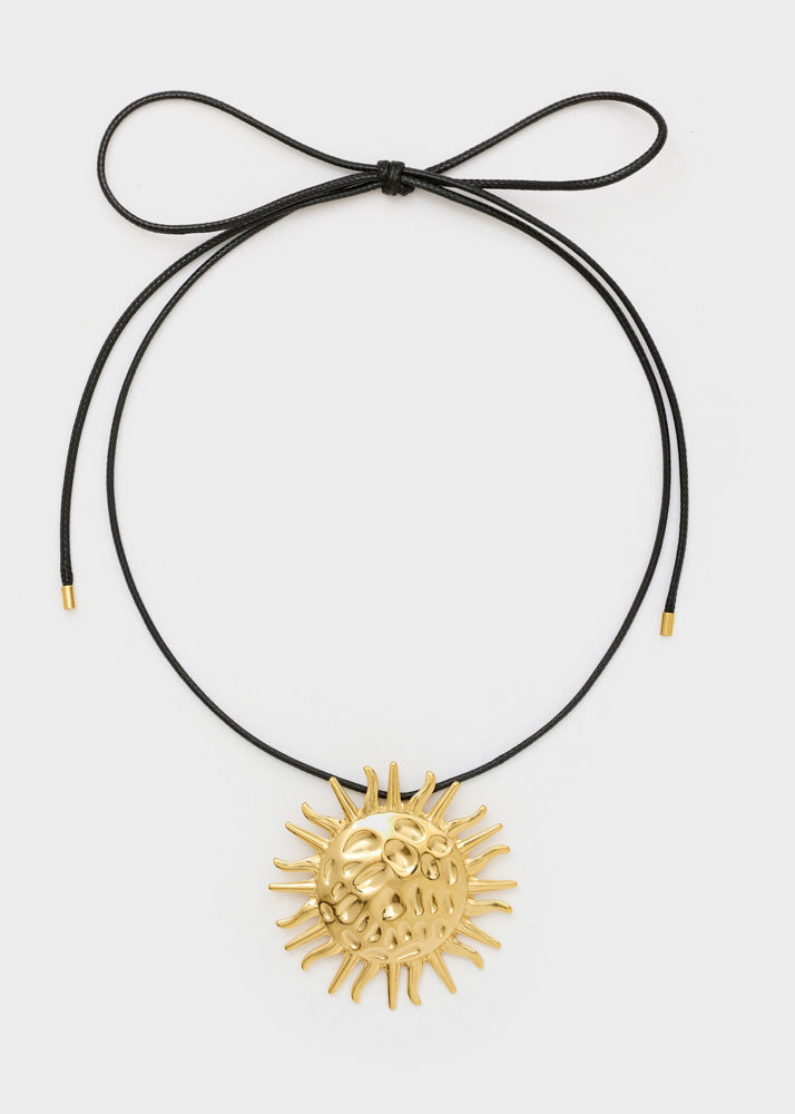 Collana Nalì Sun MECL0235 Nero/Oro Donna