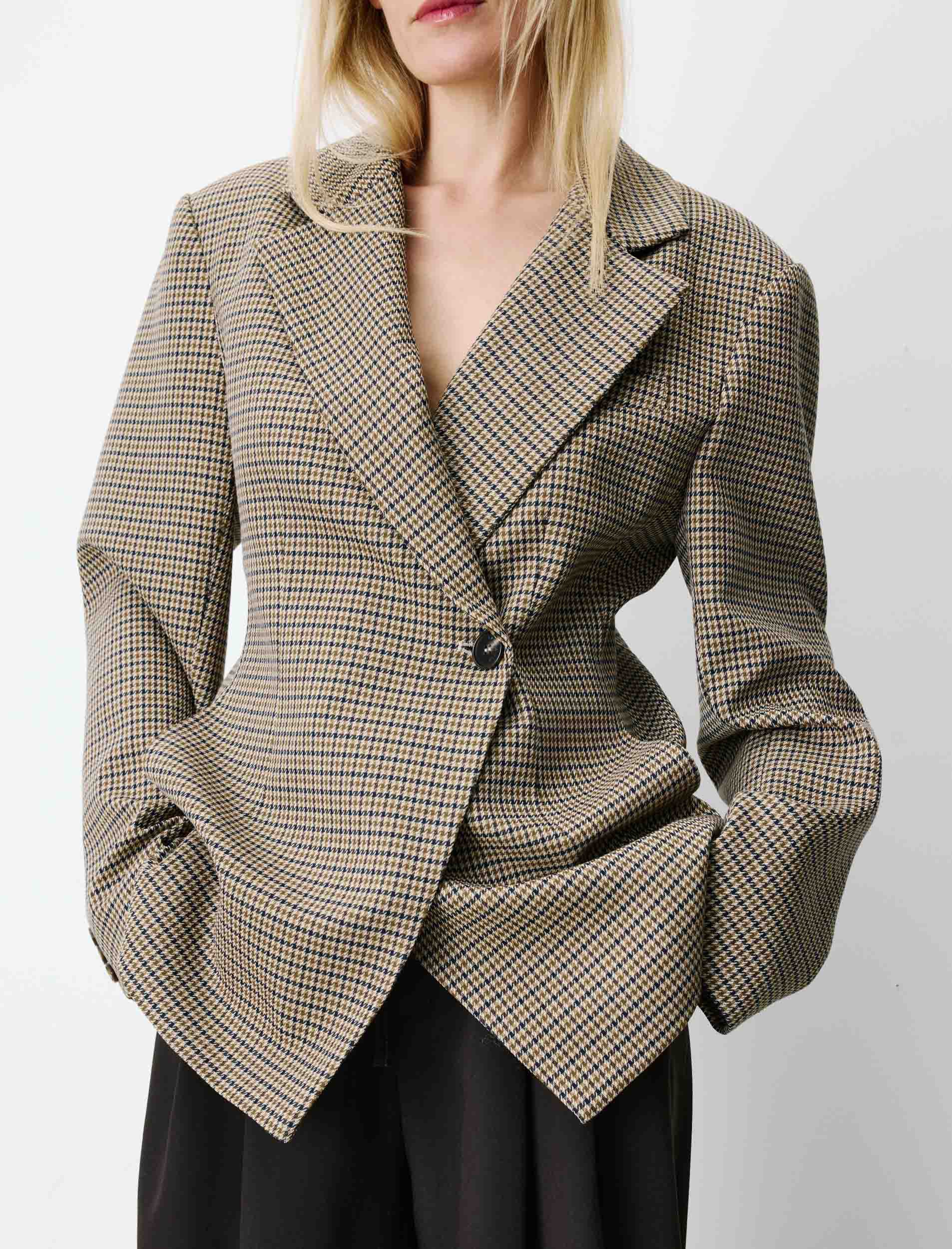 Blazer sagomato Grace&Mila Almond FW26111008 Beige Donna