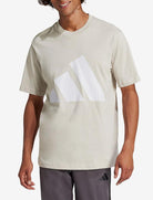 T-shirt Adidas Essentials Big Logo JE8933 Wonder Alumina uomo vista frontale
