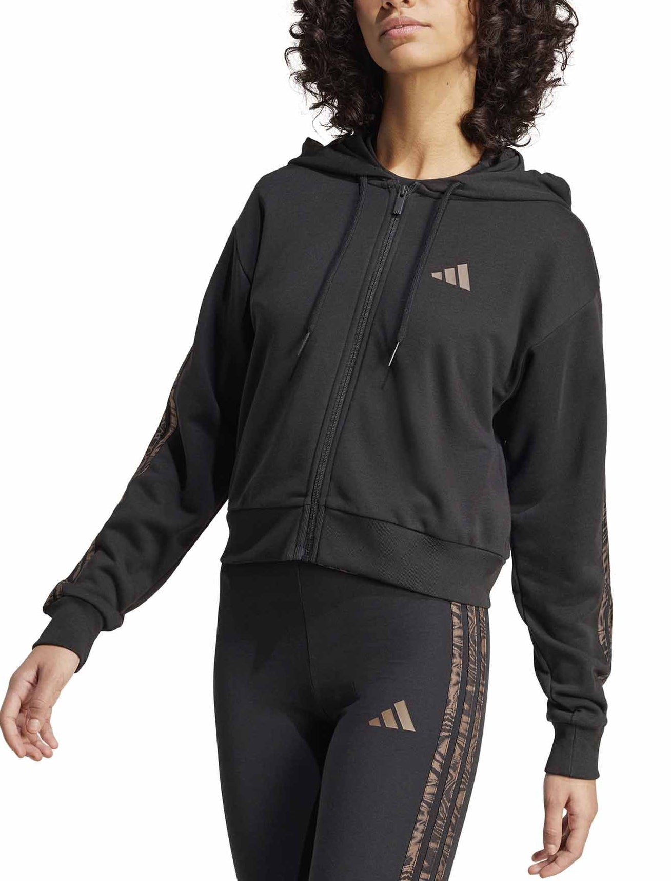 Felpa con zip Donna