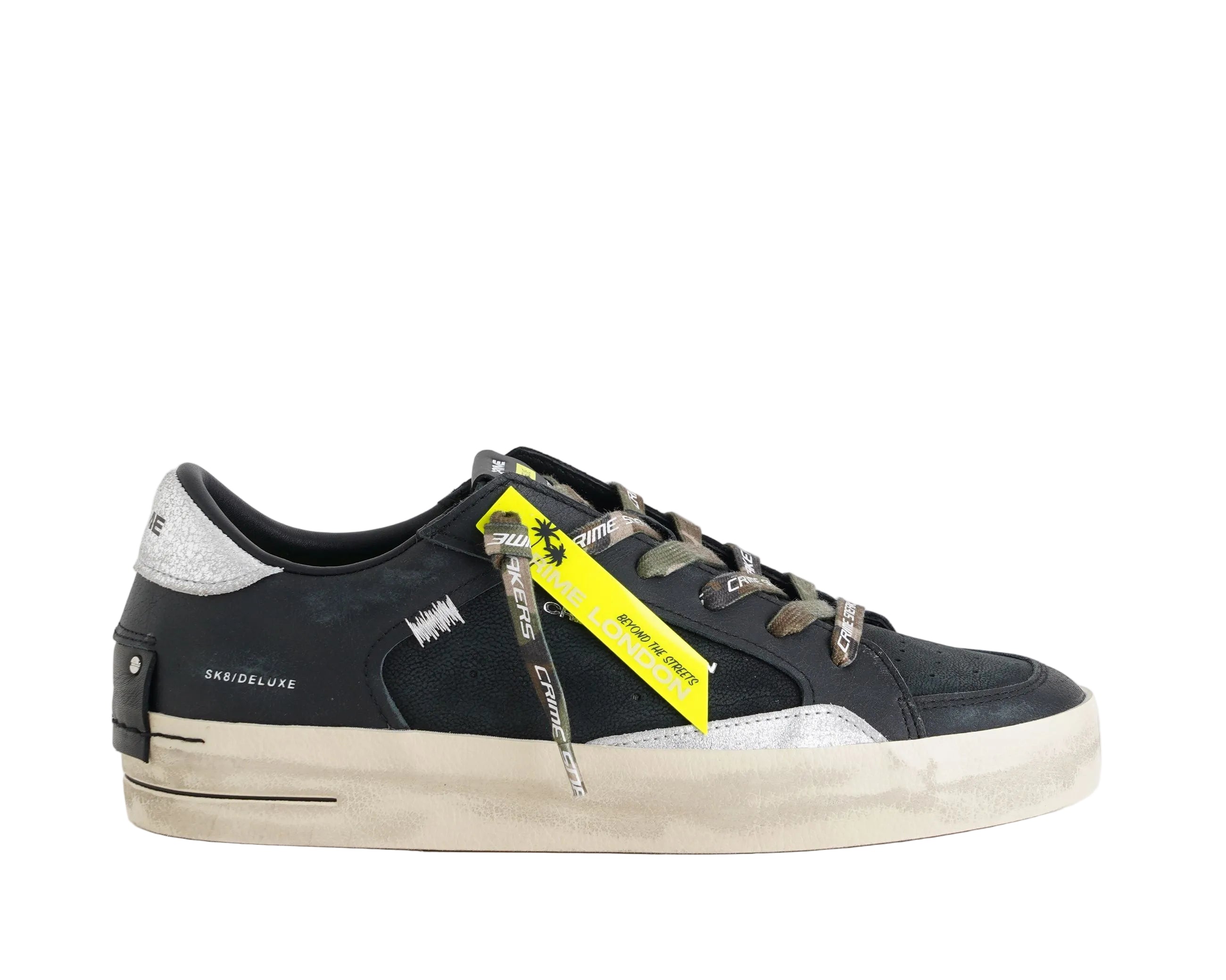 Sneakers Crime London Military 10100AA9 Black Uomo