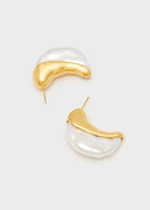 Orecchini Nalì Pendenti Con Perla PWOR0035 Bianco/Oro