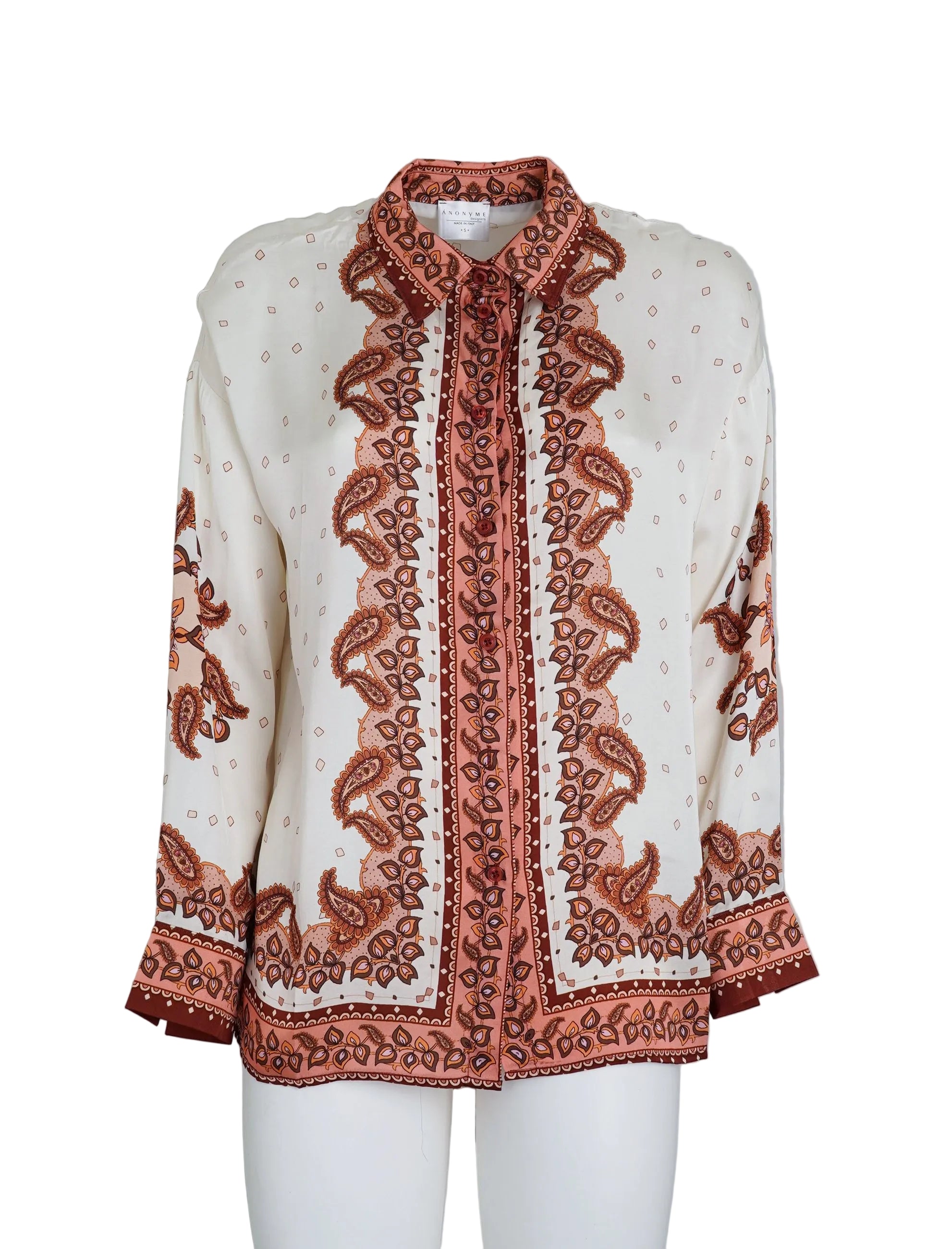 Camicia Anonyme Jackie Shirt A76SB065 Brick Donna