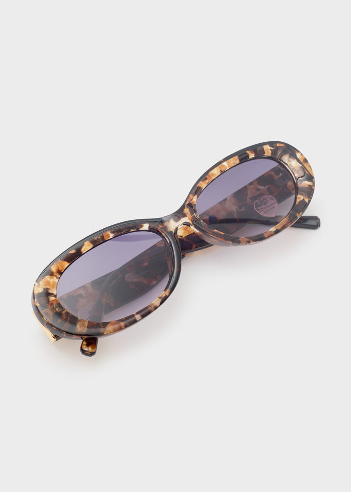 Occhiali da sole Nalì Lucy Oval SUOC0159 Tartarugato Donna