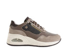 Sneakers con zeppa Keys K-13610 Taupe