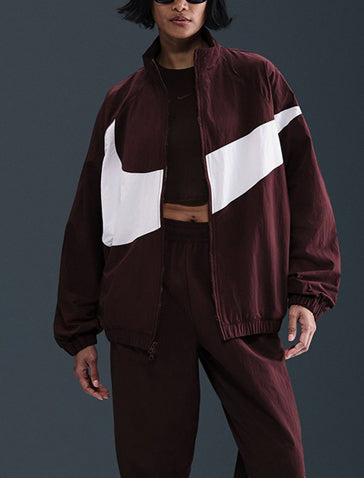 Felpa da tuta NIKE HV4107-652 Bordeaux Donna