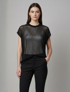 Maglia in lurex Anonyme K46SB301 Black