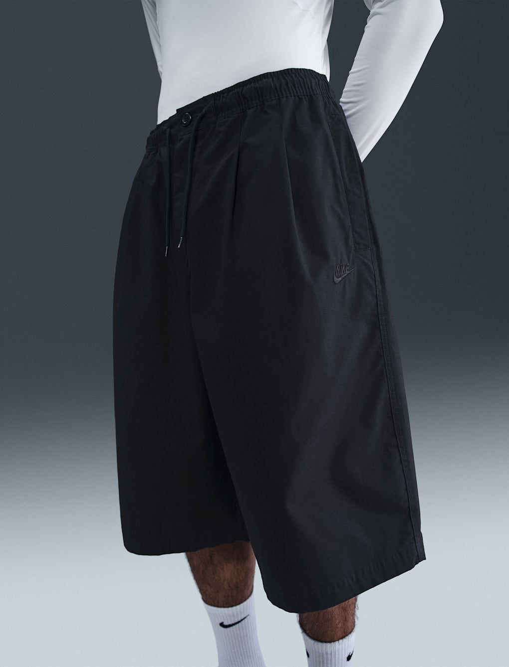 Shorts oversize Nike Club HJ2540-010 Uomo