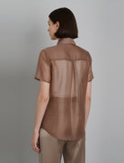 Camicia Anonyme Tencel Summer Shirt P16SB239 Nut
