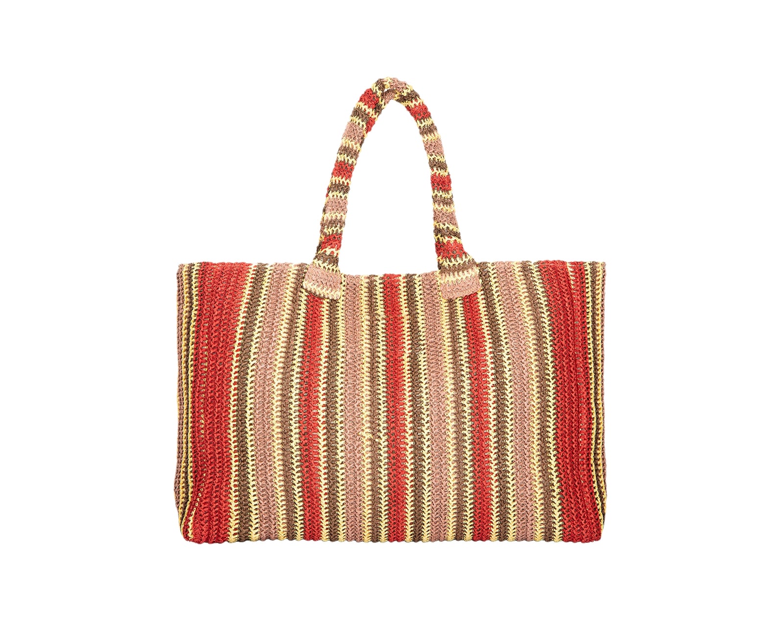 Maxi Bag Me Fui SW0085RD in rafia Rosso Donna