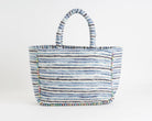 Borsa a spalla Marc Ellis Buby M Indy 26 Variant 04 – vista posteriore, retro in cotone intrecciato con patch logata
