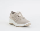 IGI&CO 1140833 sneakers zeppa donna colore Cream-Plat beige