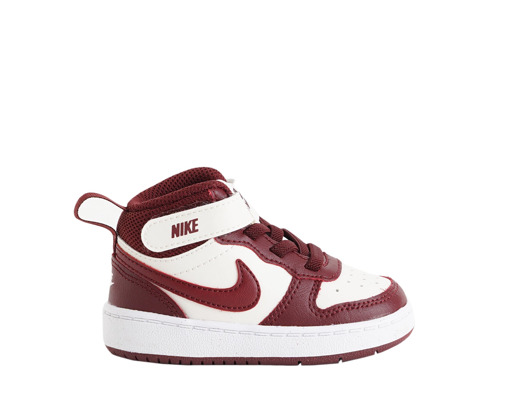 Sneakers NIKE Court Borough Mid 2 CD7784-013 Perla/Bordeaux Unisex bambino