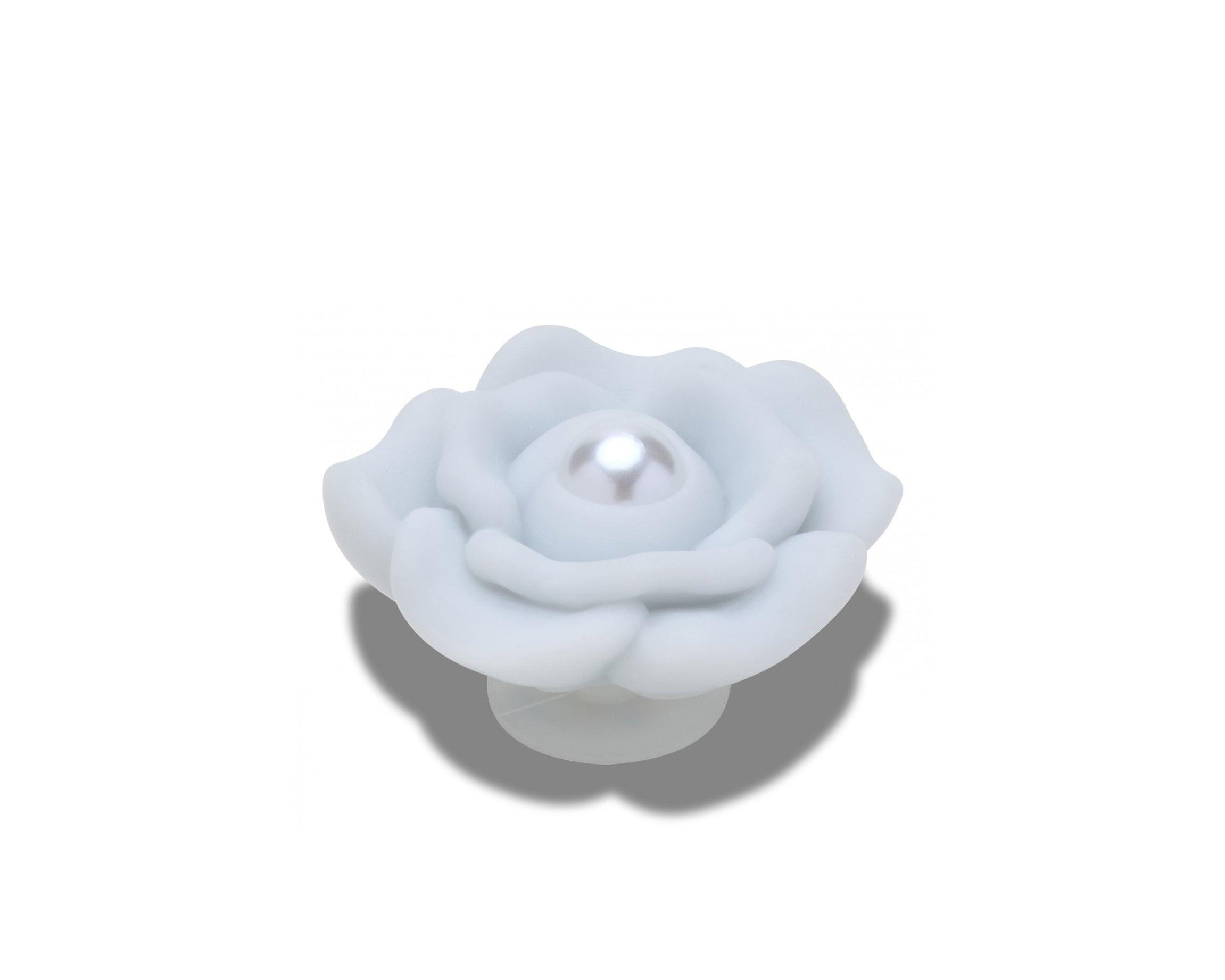 Jibbitz Crocs Purple Flower With SMT Pearl CR.5837 JIB viola multicolore - Charm fiore con perla accessori scarpe Crocs unisex