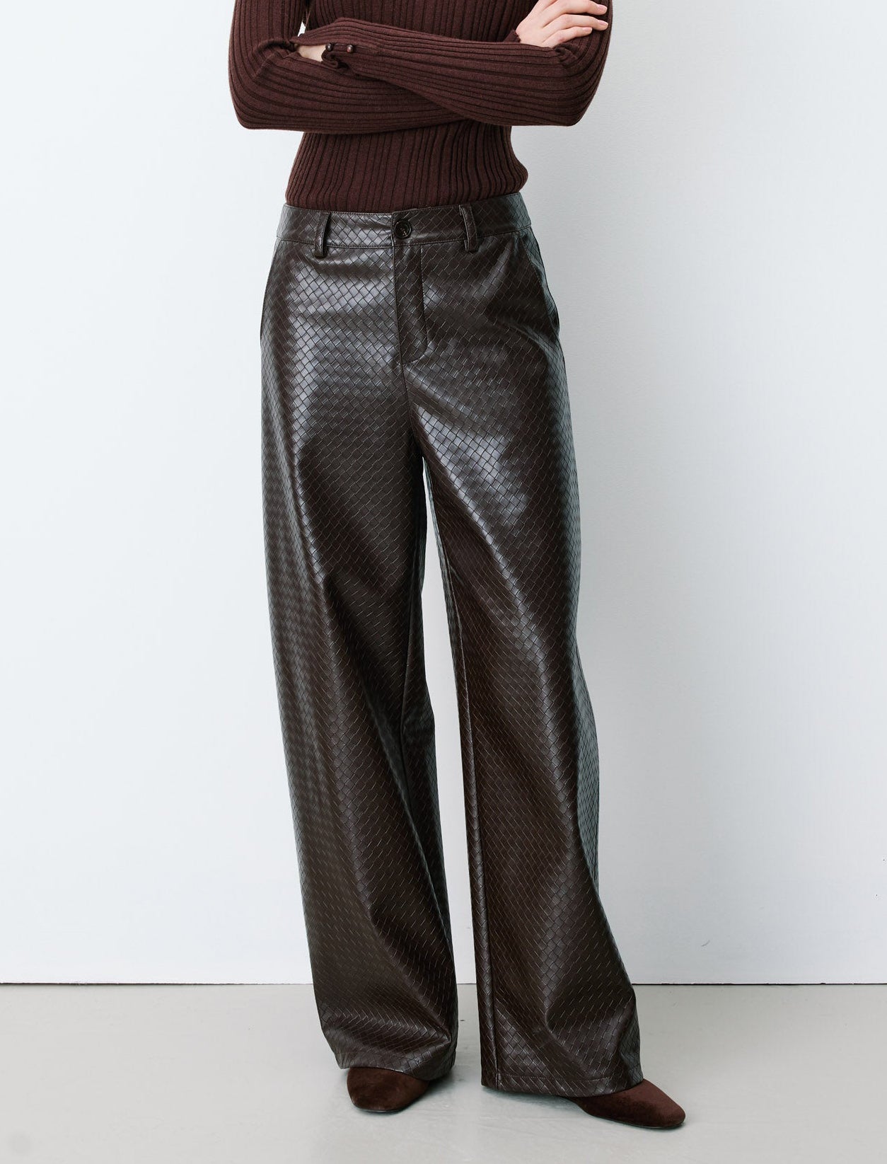 Pantalone oversize Grace&Mila Artius FW2613037 Chocolat Donna
