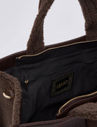 Tote Bag L con logo Liu Jo 2F6037 E0021 Testa di Moro