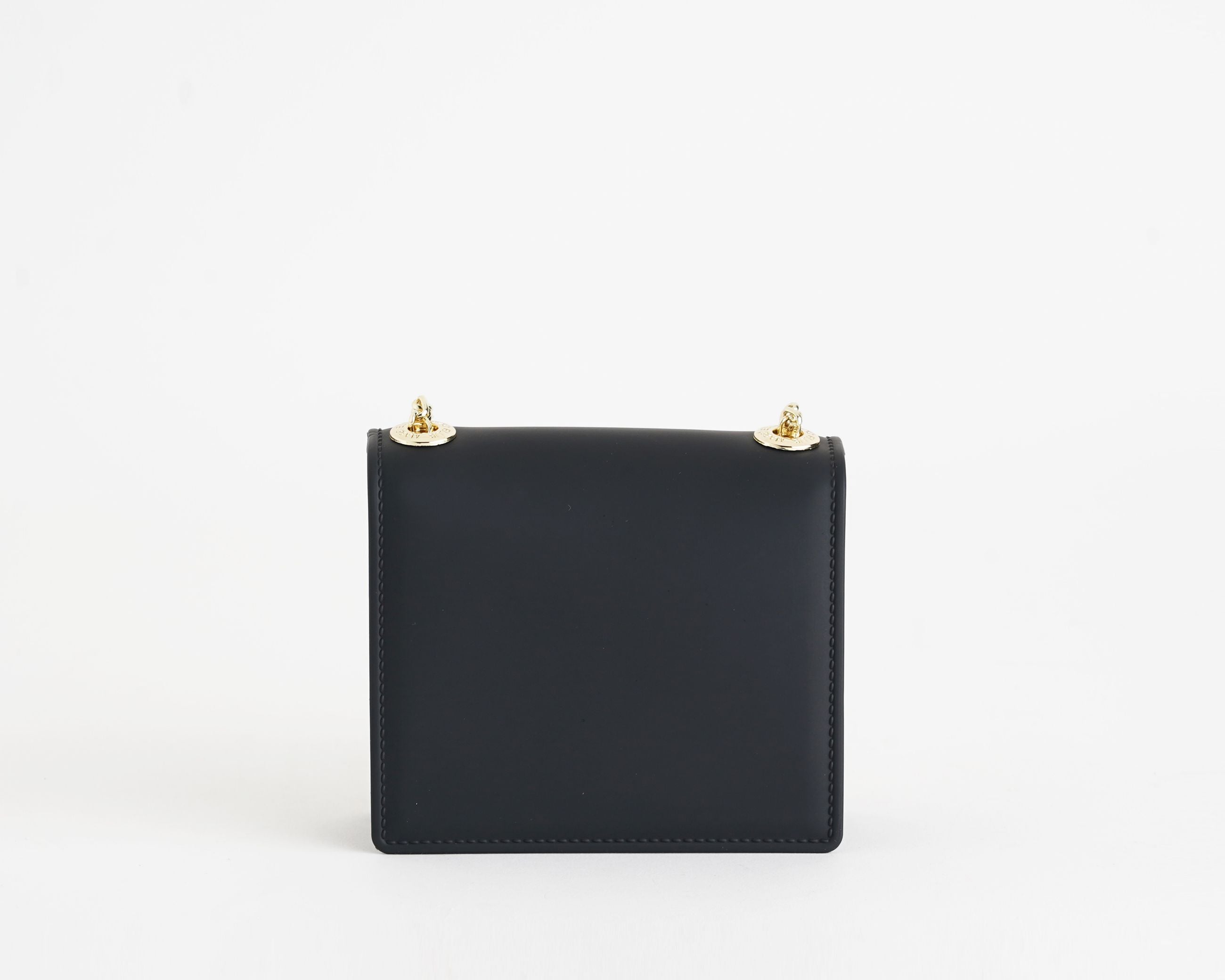 Borsa a spalla Marc Ellis Supermee S Donna Black Light Gold – Vista posteriore