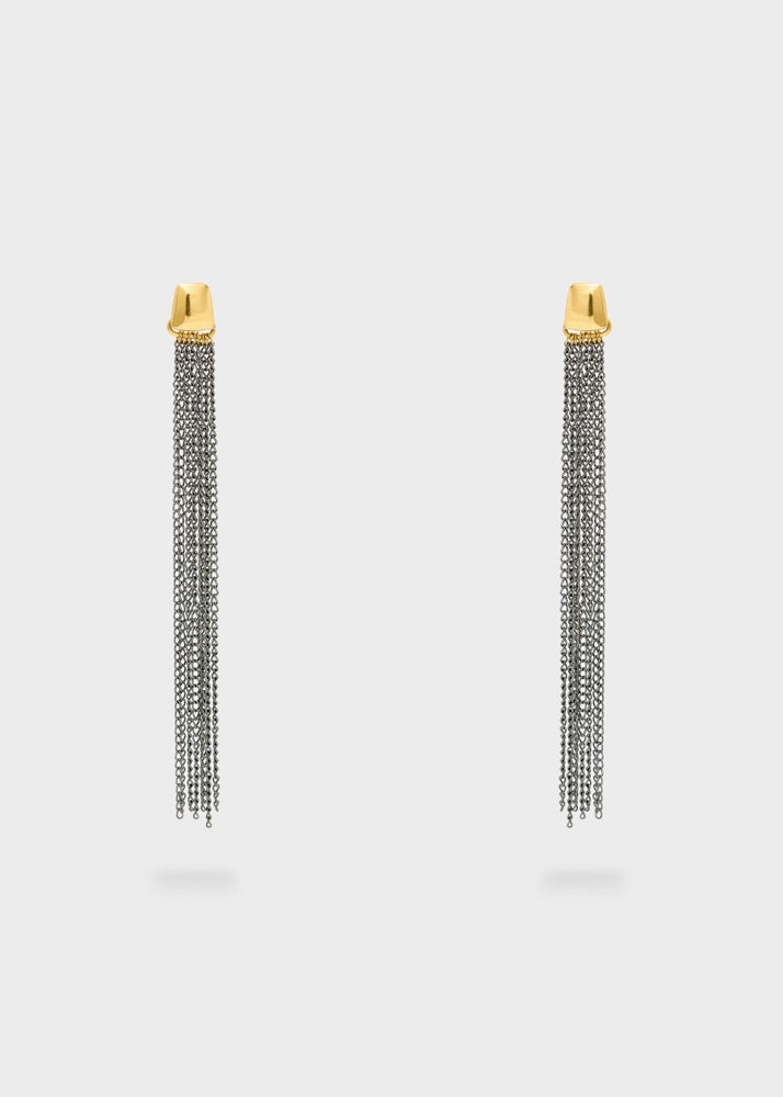 Orecchini con frange Nalì EMOR1991 Oro/Argento Donna
