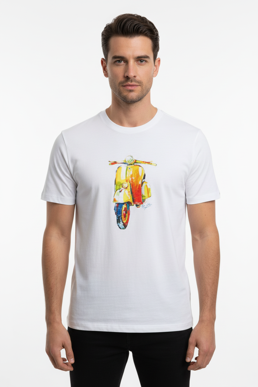 T-shirt Vespa - Vista Frontale