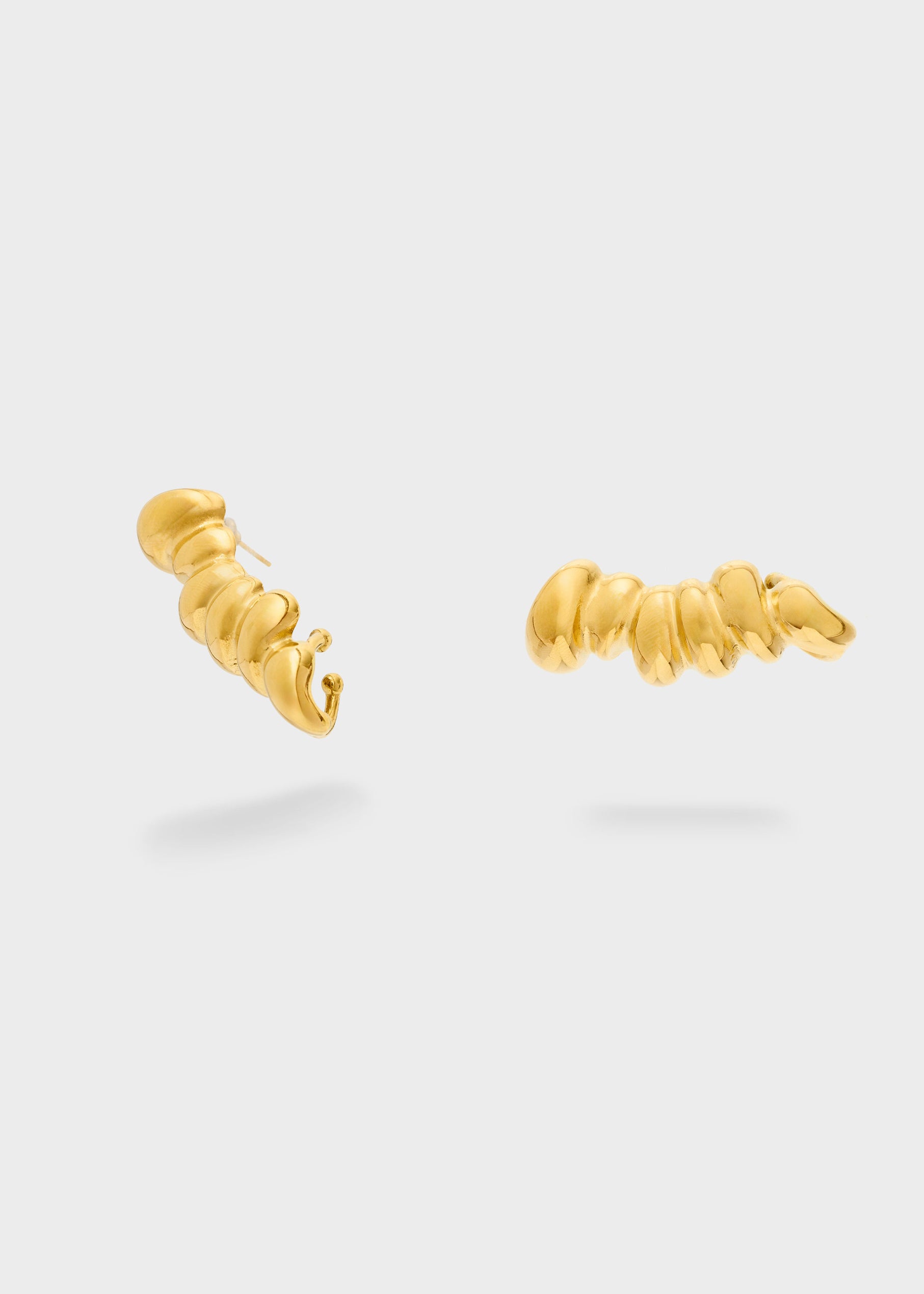 Orecchini Ear Cuff Ondulato Nali' PWOR0023 Oro Donna