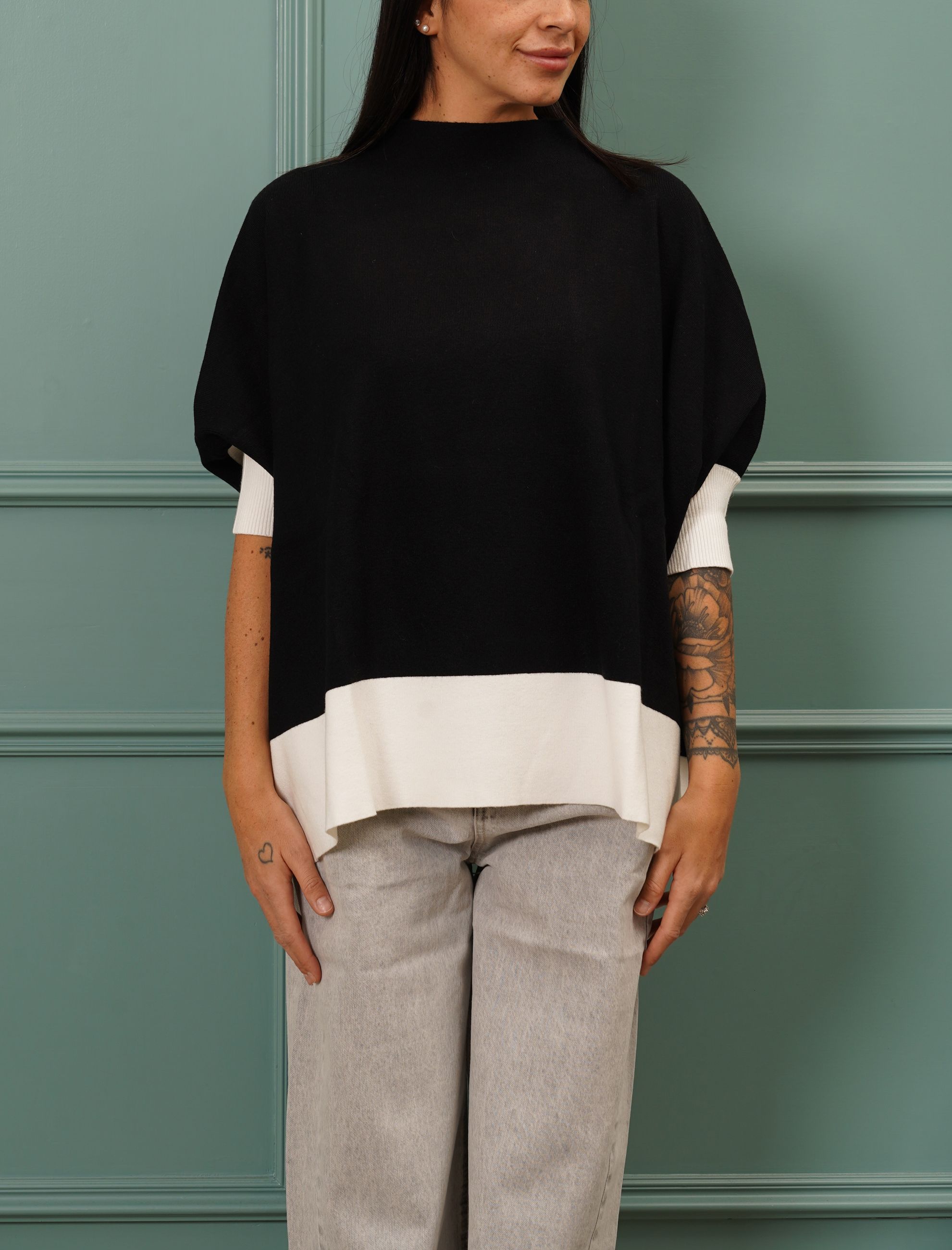 Maglia accollata BB GLAMOUR JN1077 Donna