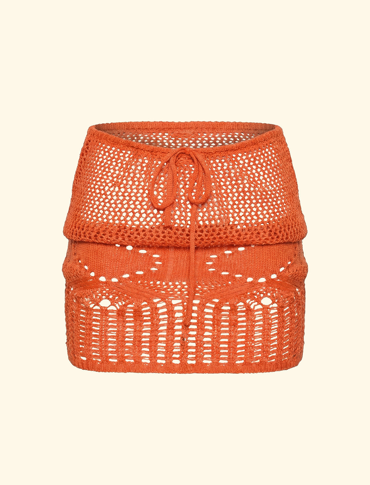F**K FK26-SW0226OR gonna corta in crochet Orange