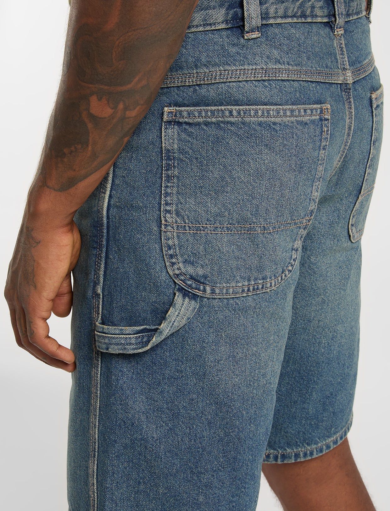 Dickies Carpenter Short 9933 11-Inch Denim DK0A88FCL231 – Shorts uomo Khaki Tinted Blue