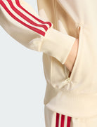 Felpa Adidas Firebird larga KS4674 Warm Vanilla / Team Victory Red