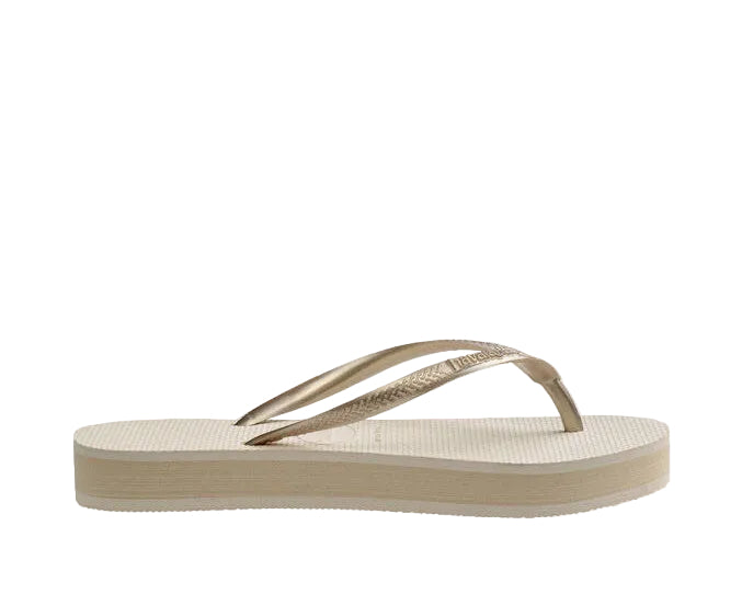 Sandalo Mare Havaianas Slim Flatform 4144537 Beige (0121)