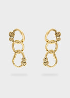 Orecchini Nali' pendenti Catena Chuncky EMOR1875 Oro Donna