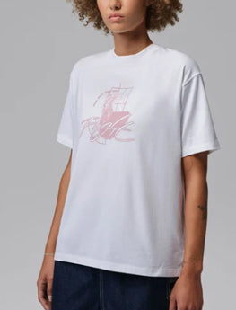 T-Shirt con stampa Nike FD7244-101 Bianco Donna