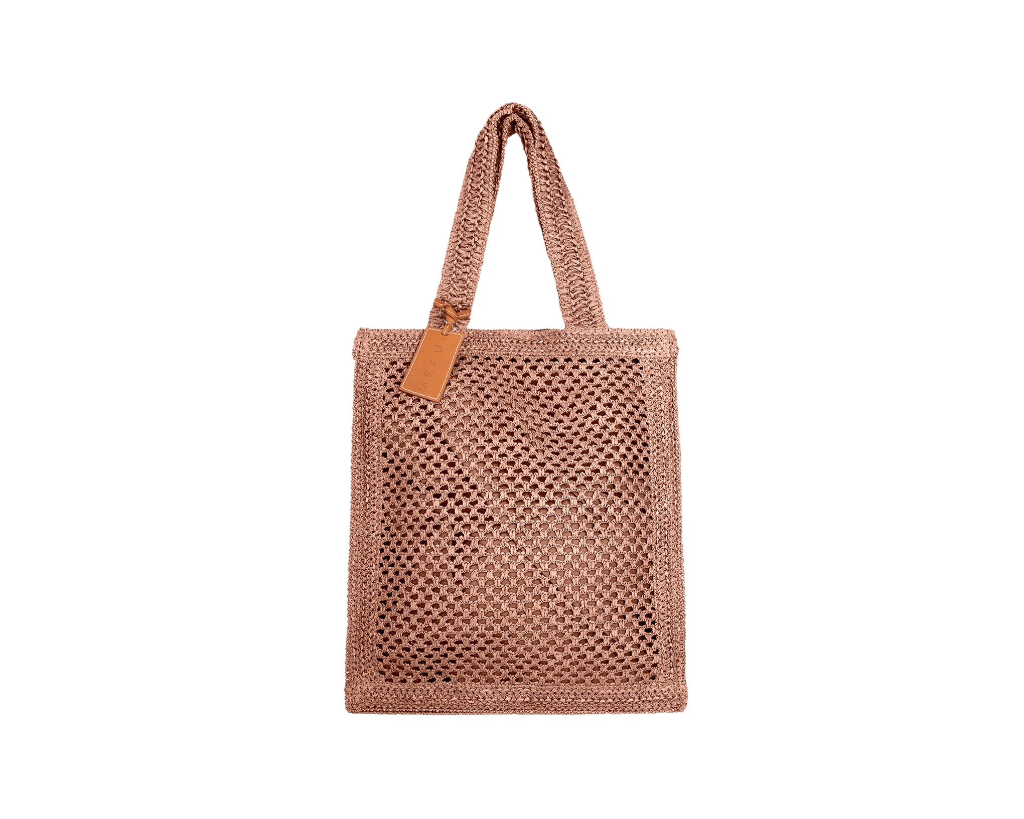 Me Fui SW0050-PK Pink - Beachbag in rafia donna