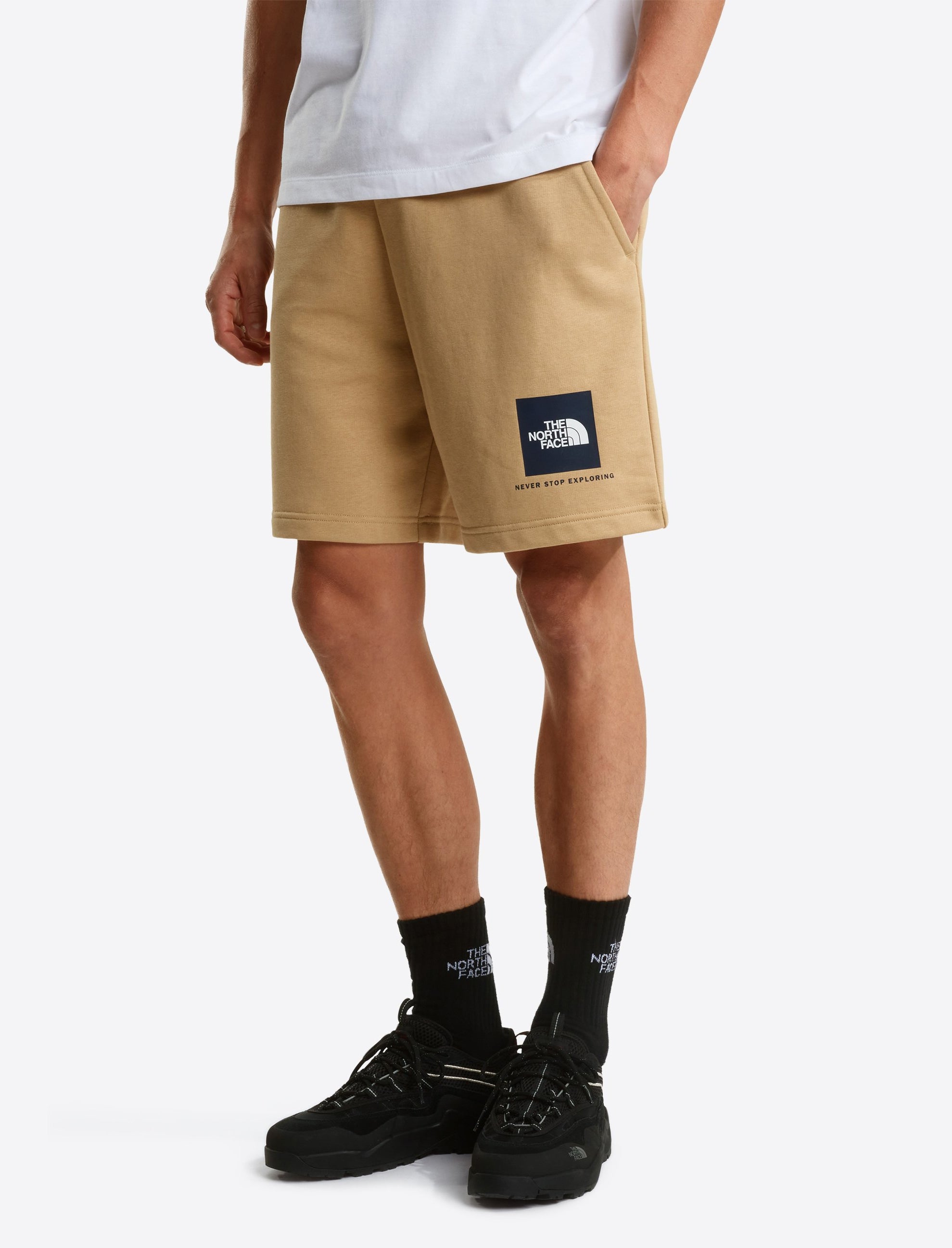 THE NORTH FACE NF0A8GQ8LK51 Shorts NSE Box Light Regular colore Beige (Khaki Stone)
