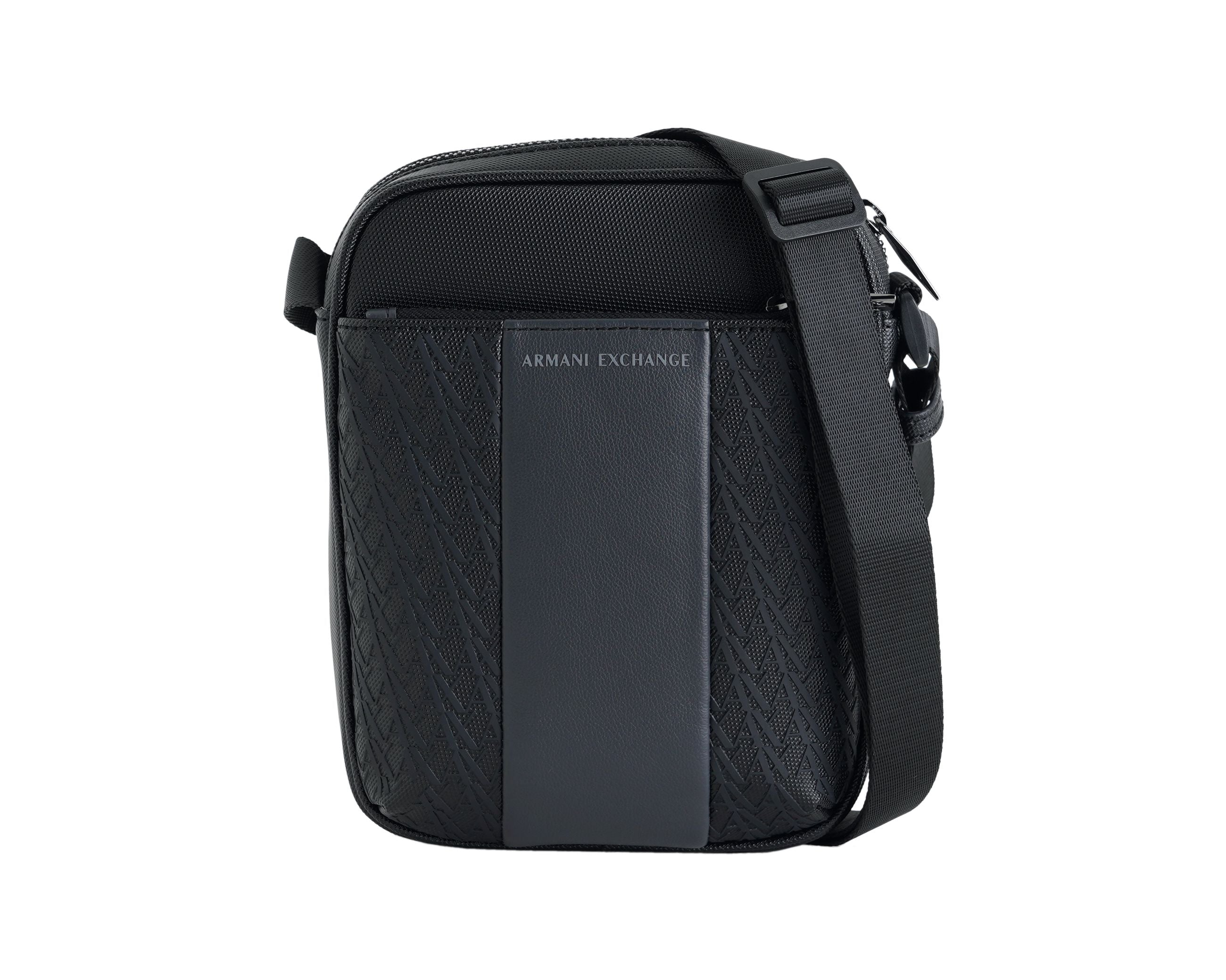 Borsa a tracolla Armani Exchange William Reporter XM003174AF26691 MC028 Black/Iron Uomo