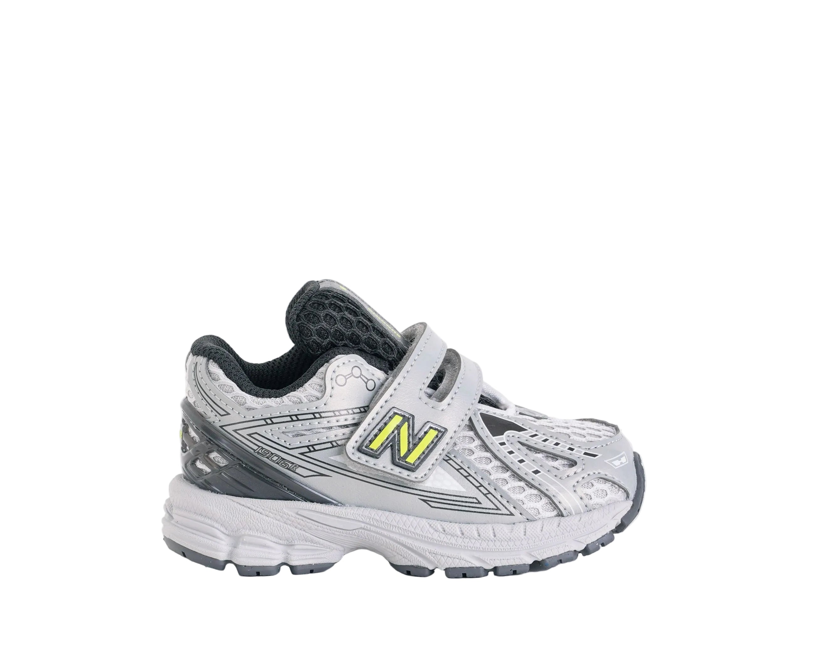 Sneakers Lifestyle New Balance 1906 Hook&Loop I19062QR Black metallic/Alcaline green Unisex bambino
