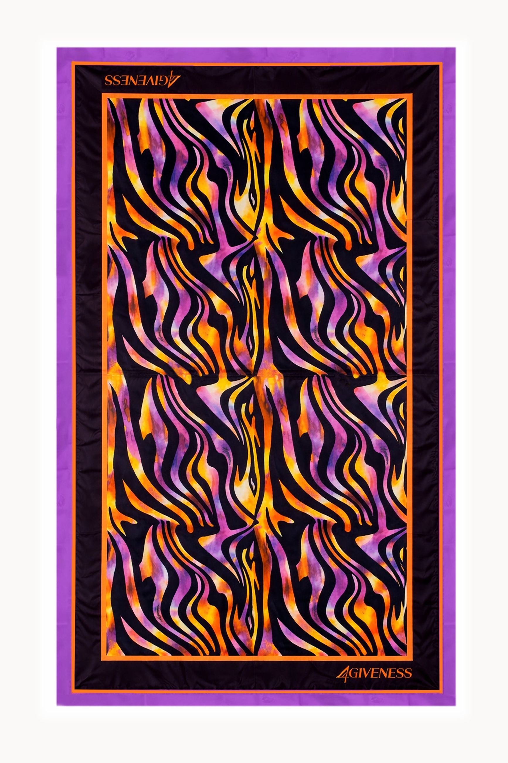 4GIVENESS Telo Mare 126WACTE5788 Var. Unica 200 fantasia Hypnotic Zebra