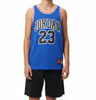 Canotta in jersey Jordan 23 95A773-B3D colore Game Royal Black — HADDAD JORDAN