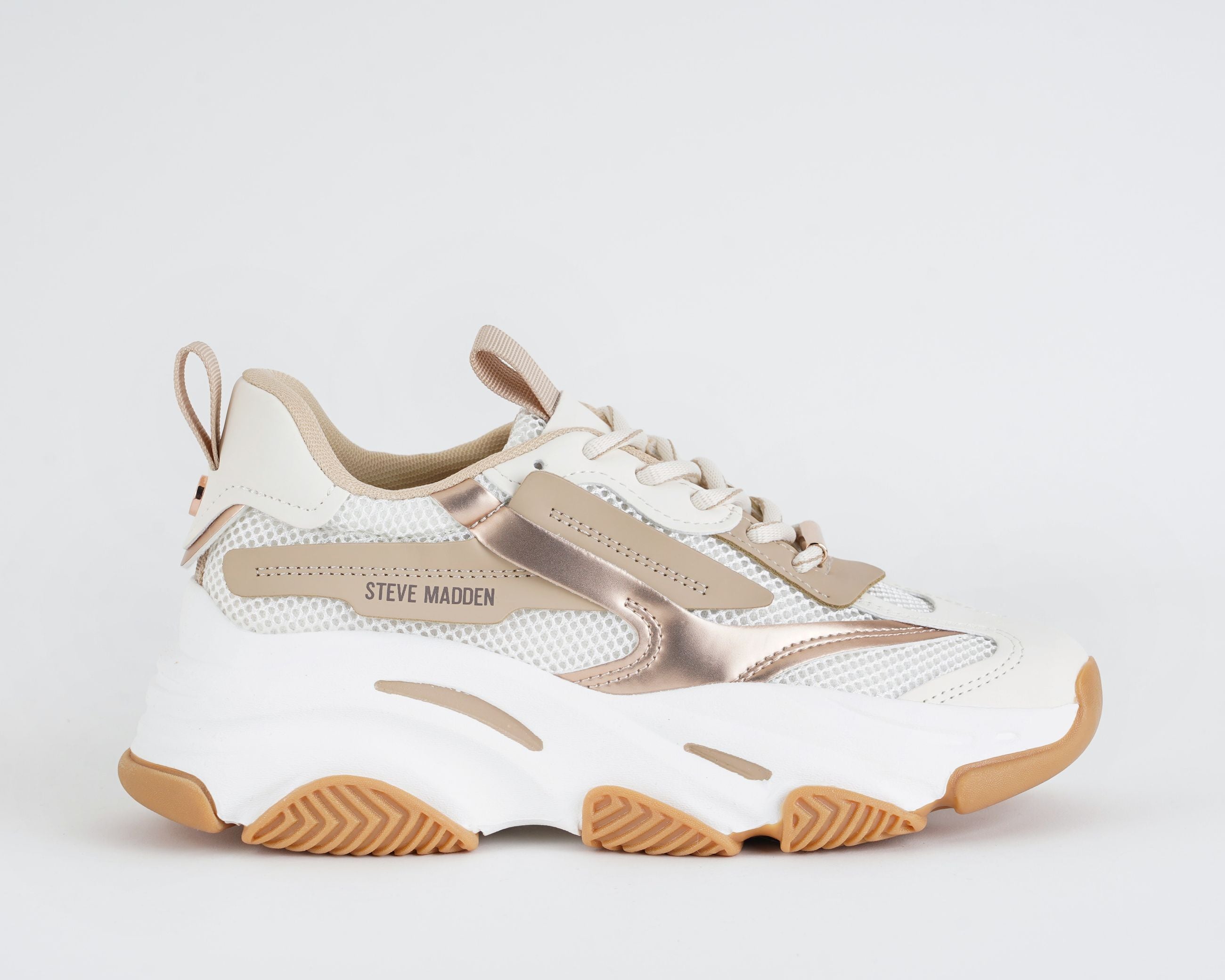 Sneakers Steve Madden POSSESION-E-CM8 Coconut Milk/Bronze Donna