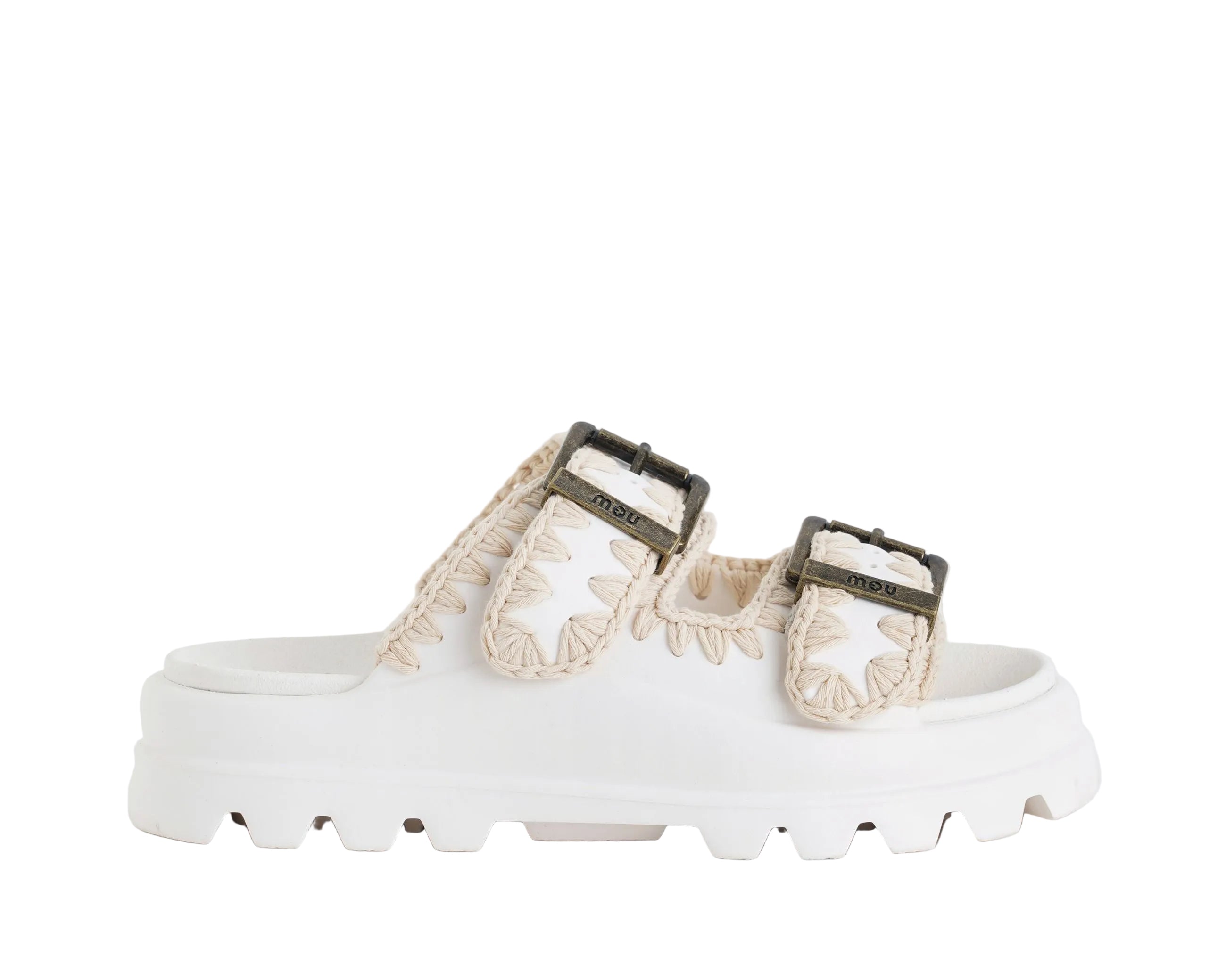 Sandalo Mou Eva One-Piece Slide Two-Buckles MU.SW661001N Donna