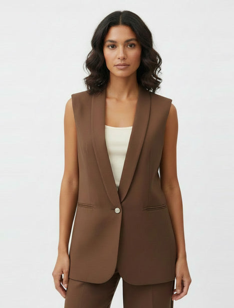 Gilet Vicolo TAB0243 Moro Donna