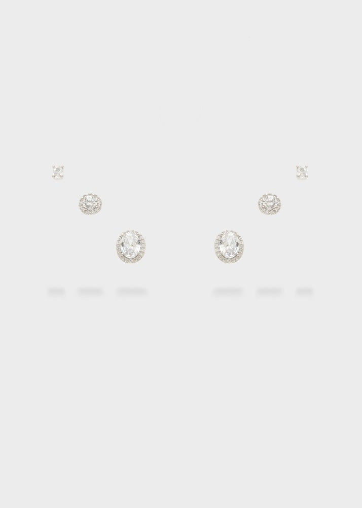 Set orecchini tondi Nalì MEOR0791 Argento Donna