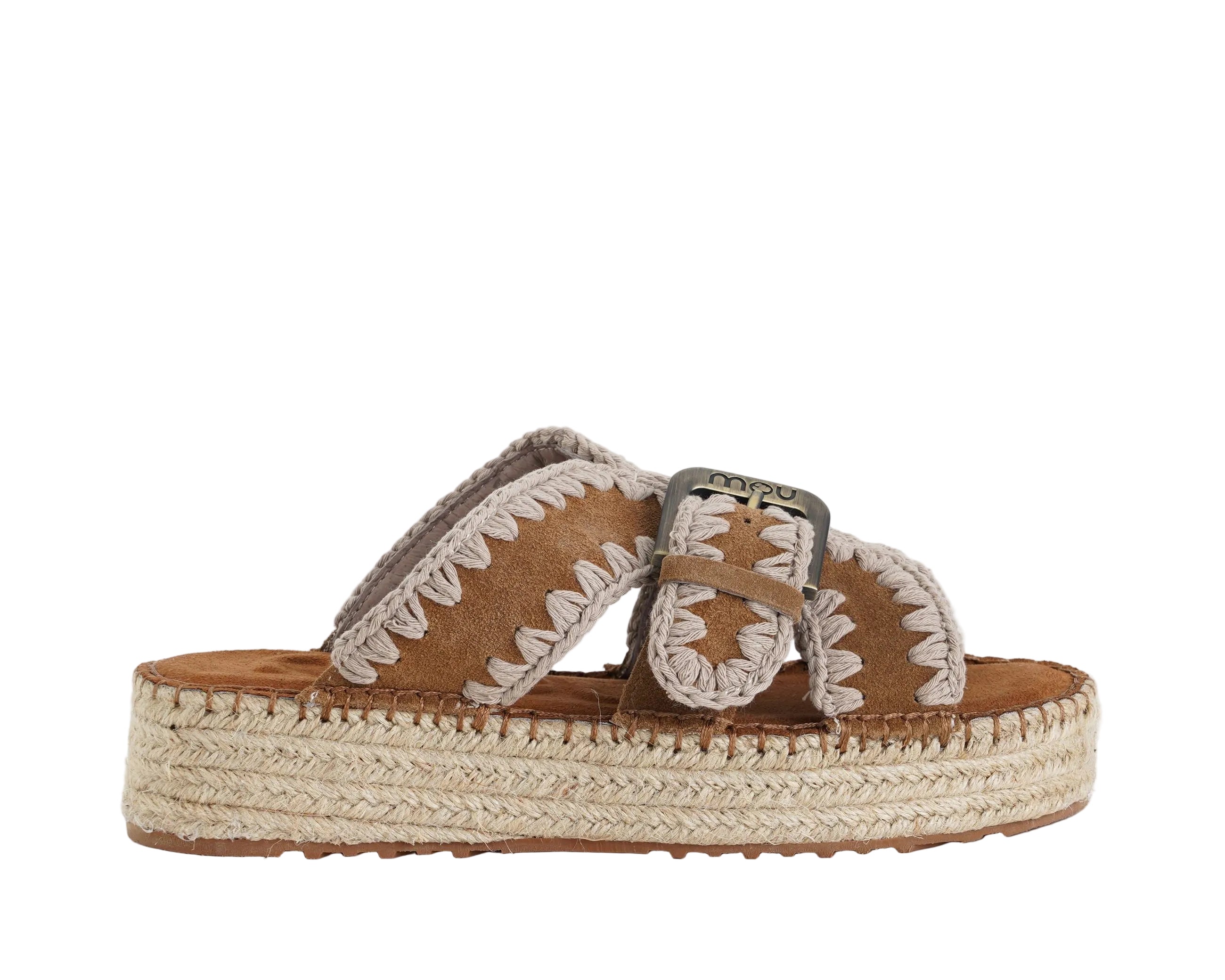 Sandalo Mou Jute Sandal MU.SW641003A Donna