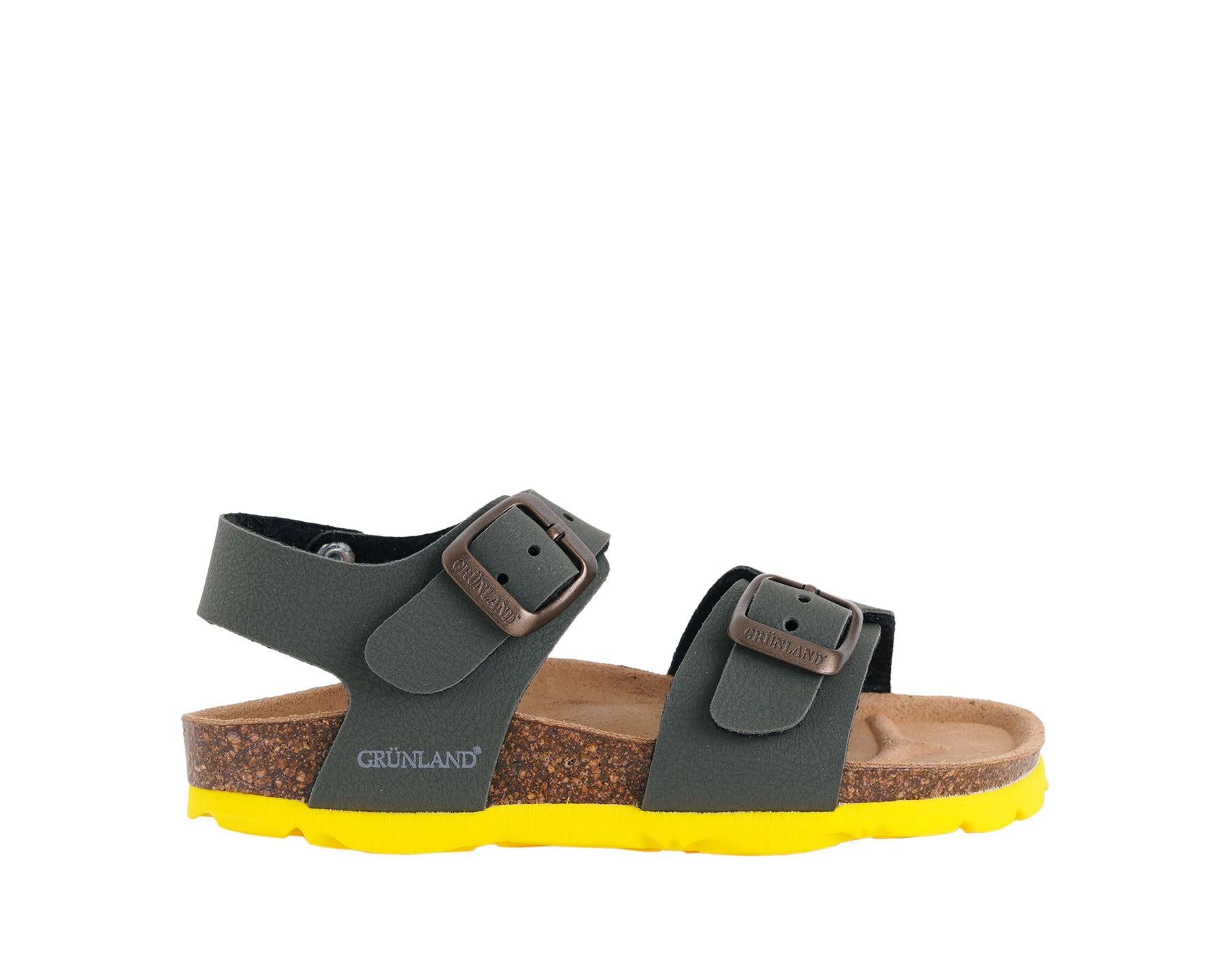 Sandalo Grunland Luce SB0901 in nabuk sintetico Bambino