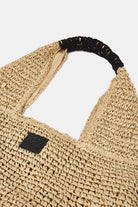 Maxi Bag Sundek in paper straw intrecciata AW714ABPA100 Tan