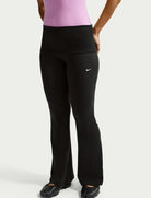 Pantaloni aderenti Nike Sportswear Chill Knit IF0240-010 donna colore Black/(Sail)